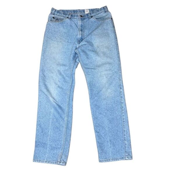 Vintage Levi’s Skoosh Baggy Jeans Western Light Wash 34x32 - Picture 1 of 11